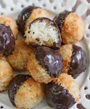 Load image into Gallery viewer, Coconut Macaroons Dipped in Chocolate
