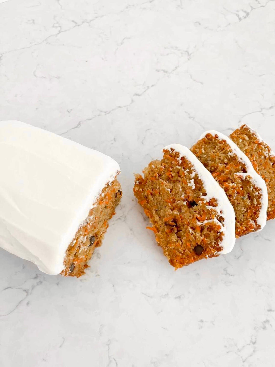 Carrot Cake loaf with Cream cheese frosting